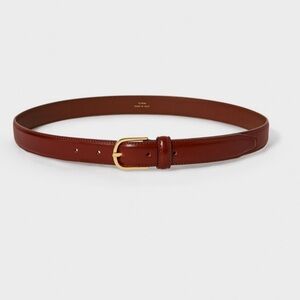 Toteme Slim trouser leather belt.